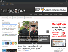 Tablet Screenshot of freepressstandard.com